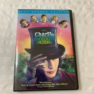 Charlie and the Chocolate Factory DVD 2005 Johnny Depp Widescreen Cult Classic